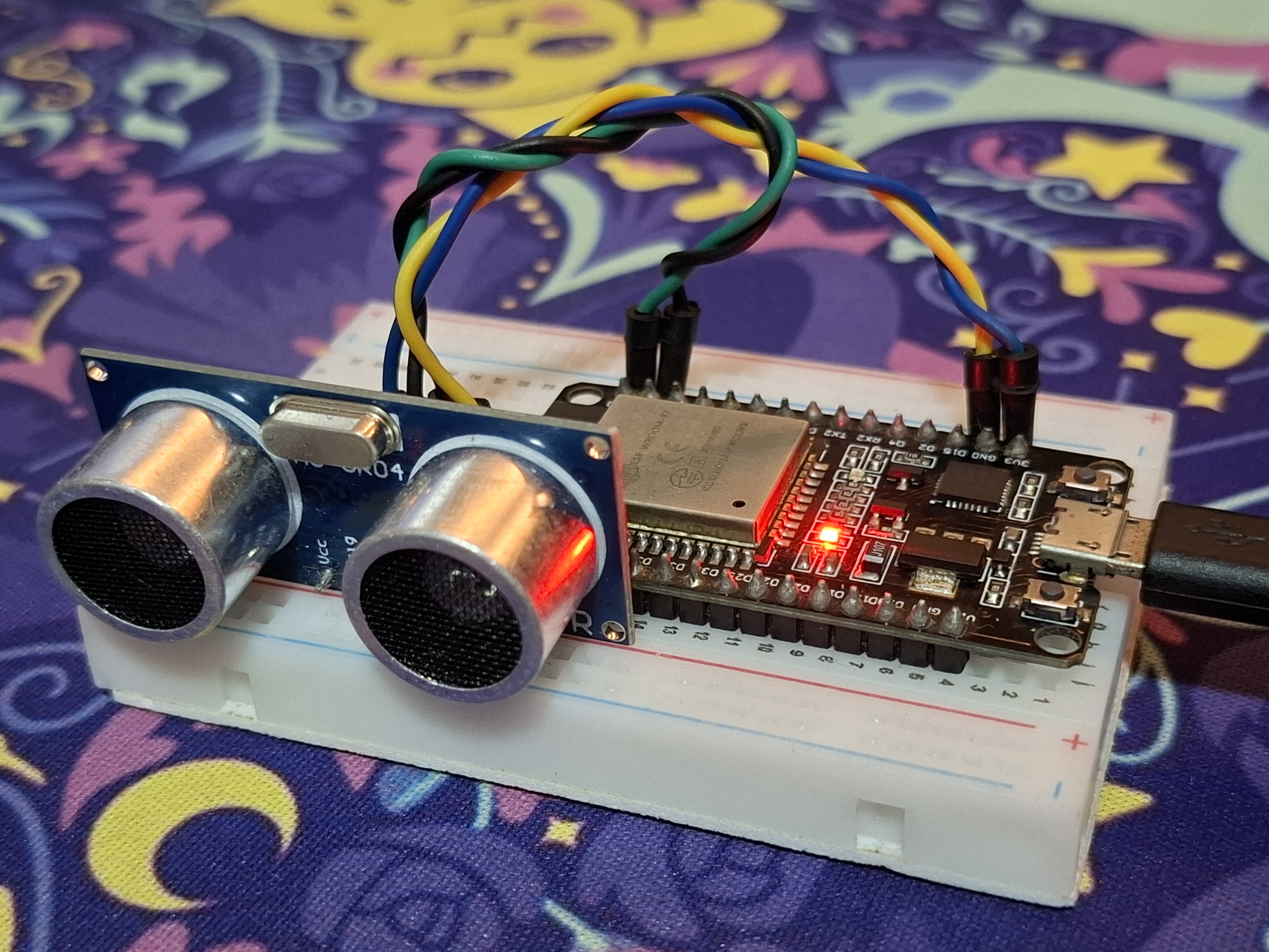 In real life circuit of this same diagram and wiring table.